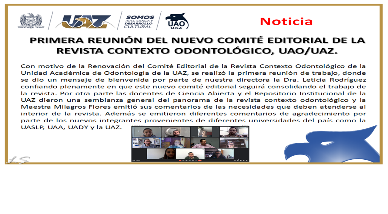 PRIMERA REUNIÓN DEL NUEVO COMITÉ EDITORIAL carrusel