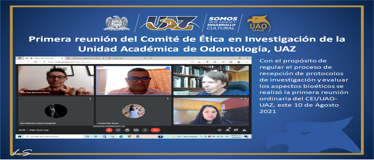 Primera reunión del Comité de Ética en Investigación CARRU