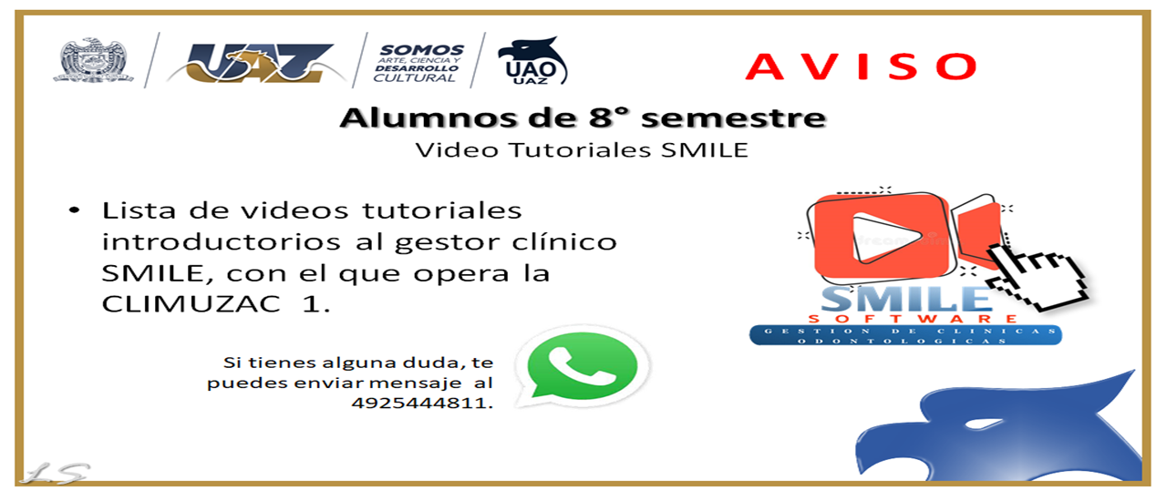 Aviso videos SMILE 2022 ch